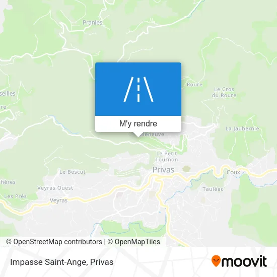Impasse Saint-Ange plan