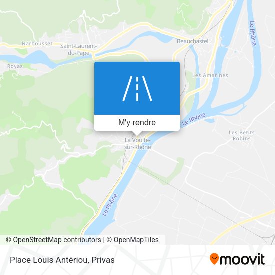 Place Louis Antériou plan
