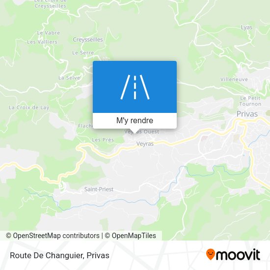 Route De Changuier plan