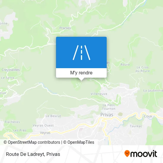 Route De Ladreyt plan