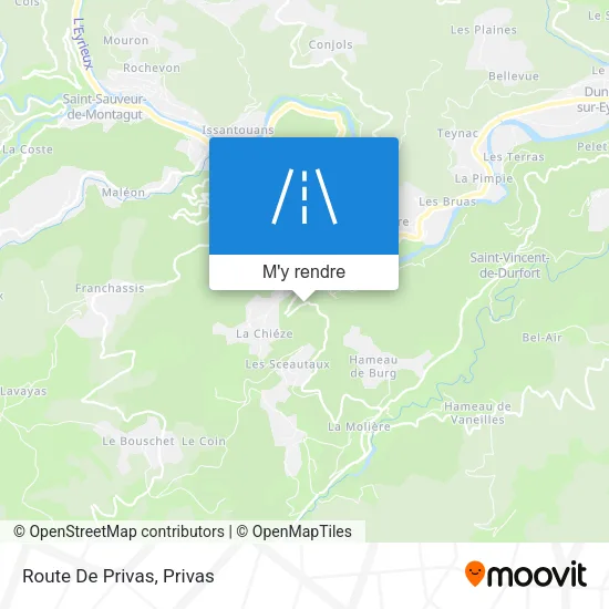 Route De Privas plan