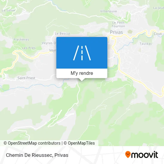 Chemin De Rieussec plan