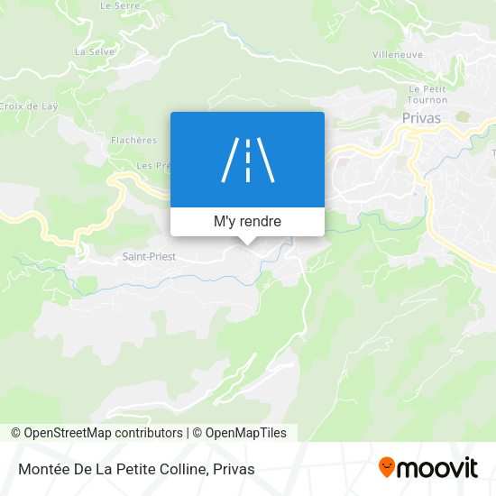 Montée De La Petite Colline plan