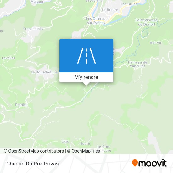 Chemin Du Pré plan