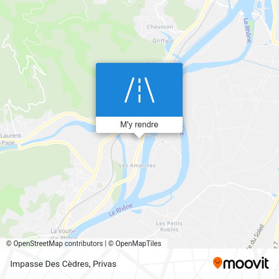 Impasse Des Cèdres plan