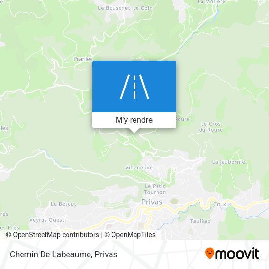 Chemin De Labeaume plan