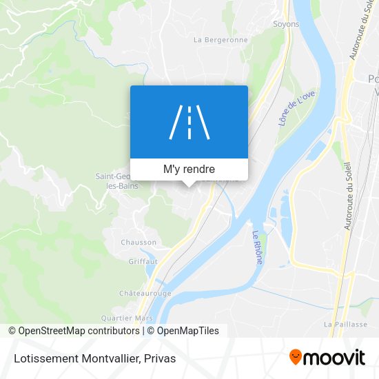 Lotissement Montvallier plan