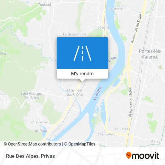 Rue Des Alpes plan