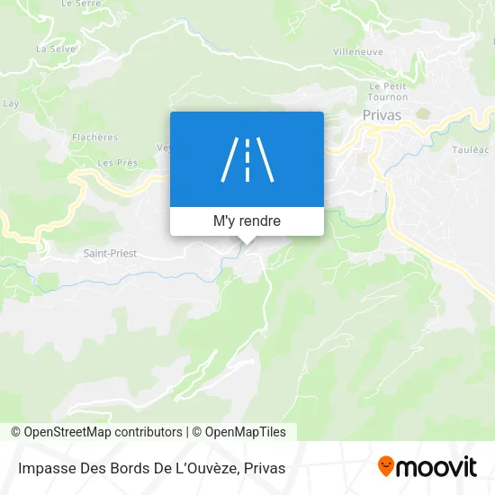 Impasse Des Bords De L’Ouvèze plan