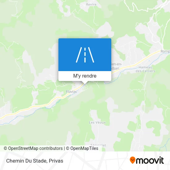 Chemin Du Stade plan