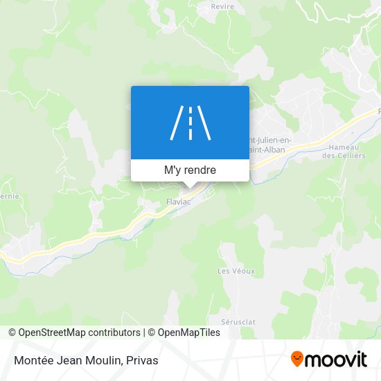 Montée Jean Moulin plan