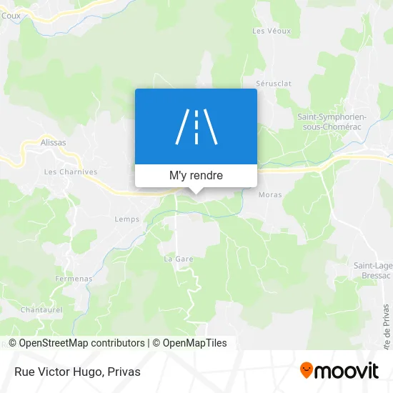 Rue Victor Hugo plan