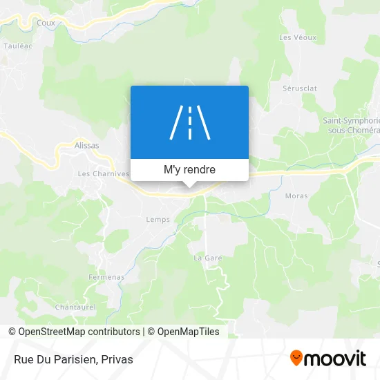 Rue Du Parisien plan