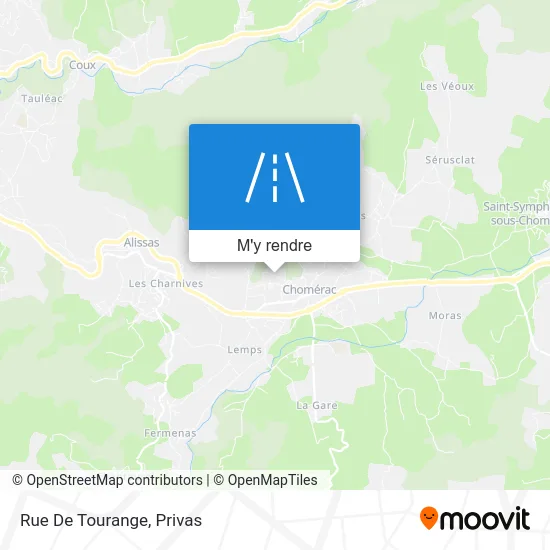 Rue De Tourange plan