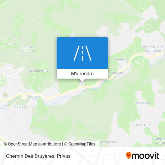 Chemin Des Bruyères plan