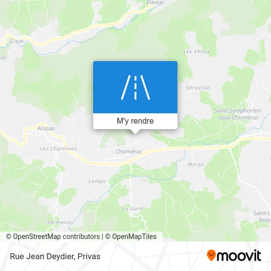 Rue Jean Deydier plan