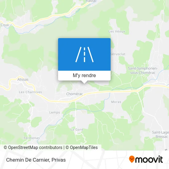 Chemin De Carnier plan