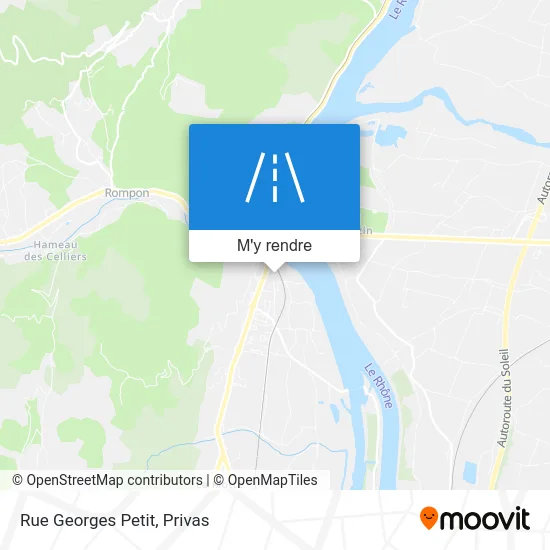 Rue Georges Petit plan