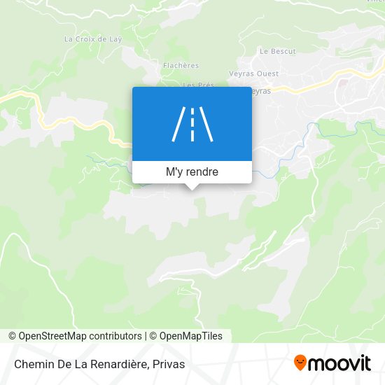 Chemin De La Renardière plan