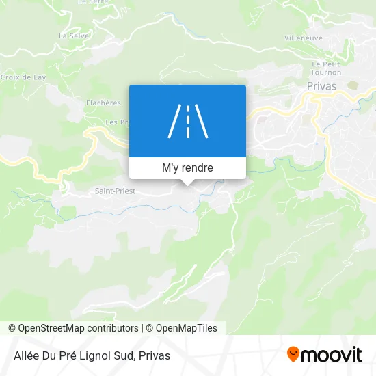 Allée Du Pré Lignol Sud plan