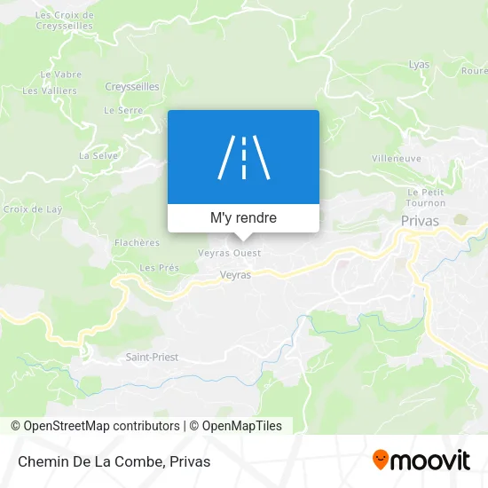 Chemin De La Combe plan