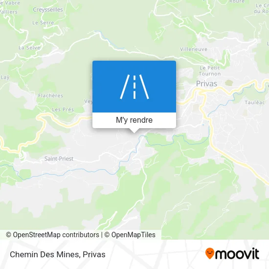 Chemin Des Mines plan