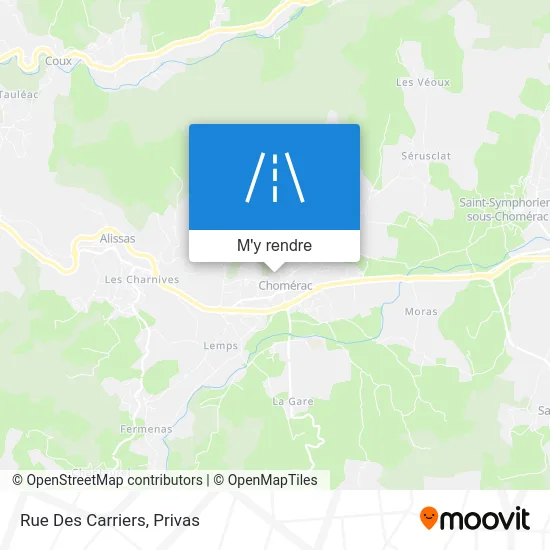 Rue Des Carriers plan