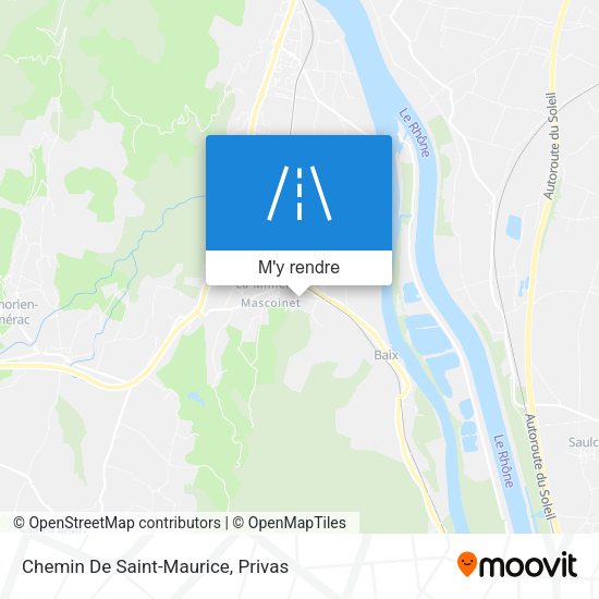Chemin De Saint-Maurice plan