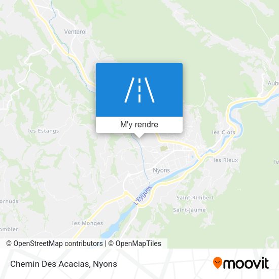Chemin Des Acacias plan