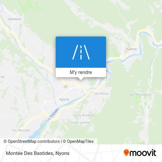 Montée Des Bastides plan