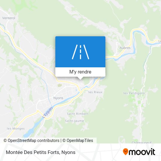 Montée Des Petits Forts plan