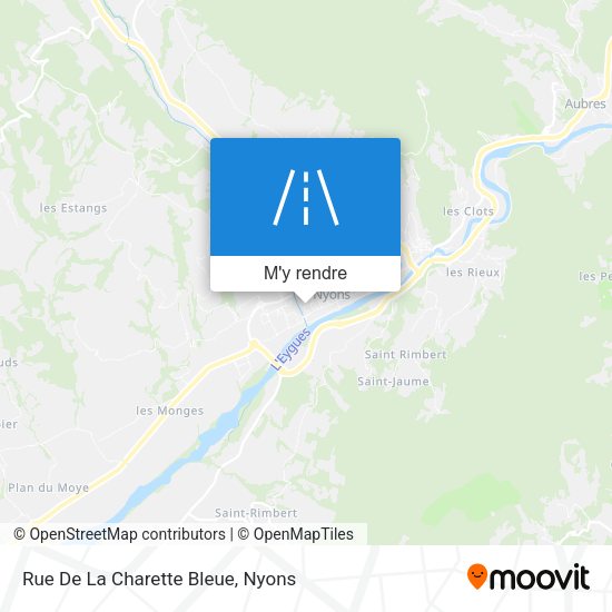 Rue De La Charette Bleue plan