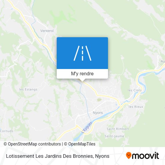 Lotissement Les Jardins Des Bronnies plan