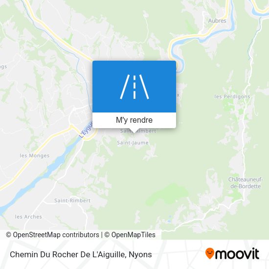 Chemin Du Rocher De L'Aiguille plan