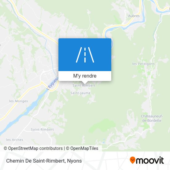 Chemin De Saint-Rimbert plan