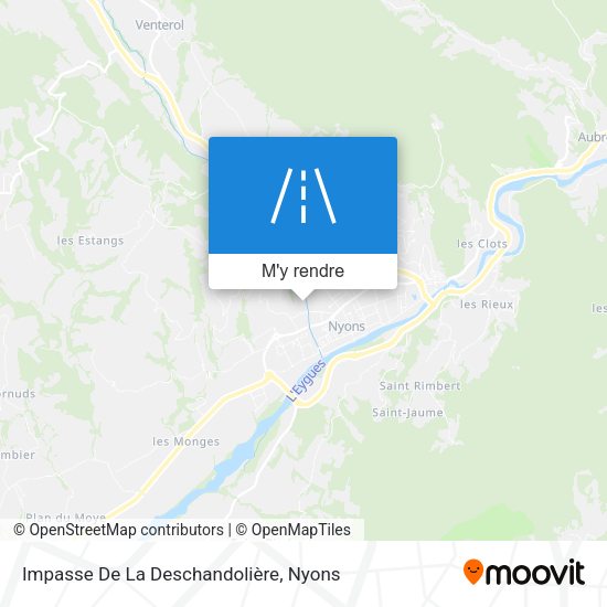 Impasse De La Deschandolière plan