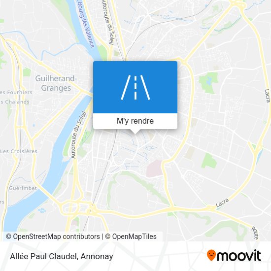 Allée Paul Claudel plan