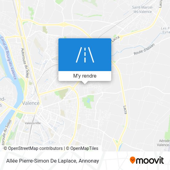 Allée Pierre-Simon De Laplace plan