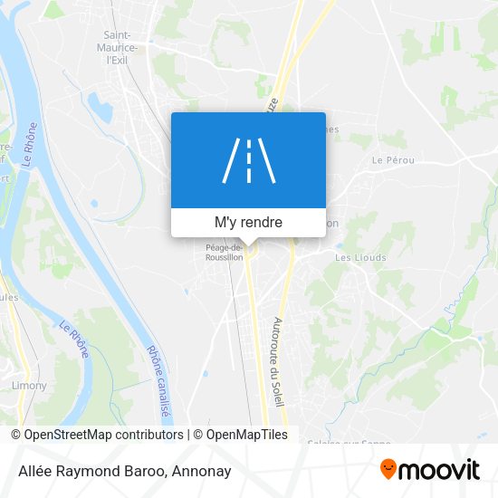 Allée Raymond Baroo plan