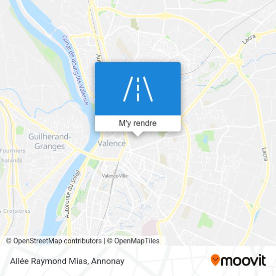 Allée Raymond Mias plan