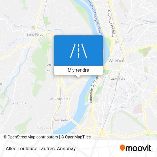 Allée Toulouse Lautrec plan