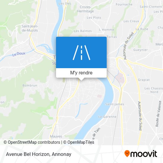 Avenue Bel Horizon plan