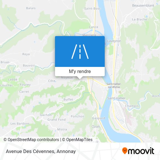 Avenue Des Cévennes plan