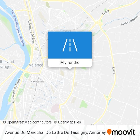 Avenue Du Maréchal De Lattre De Tassigny plan