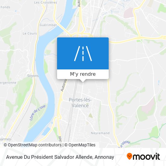 Avenue Du Président Salvador Allende plan