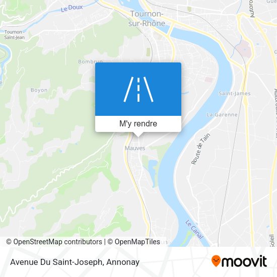Avenue Du Saint-Joseph plan