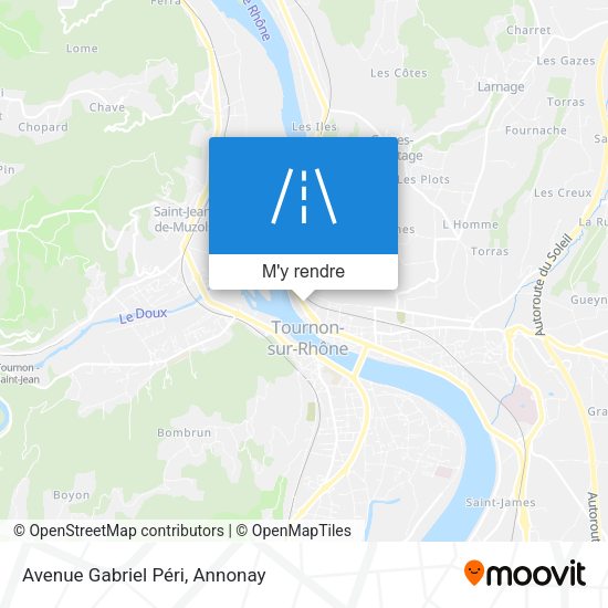 Avenue Gabriel Péri plan