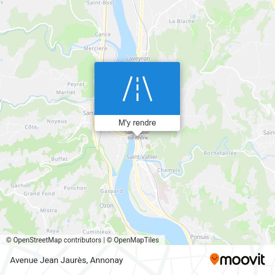 Avenue Jean Jaurès plan