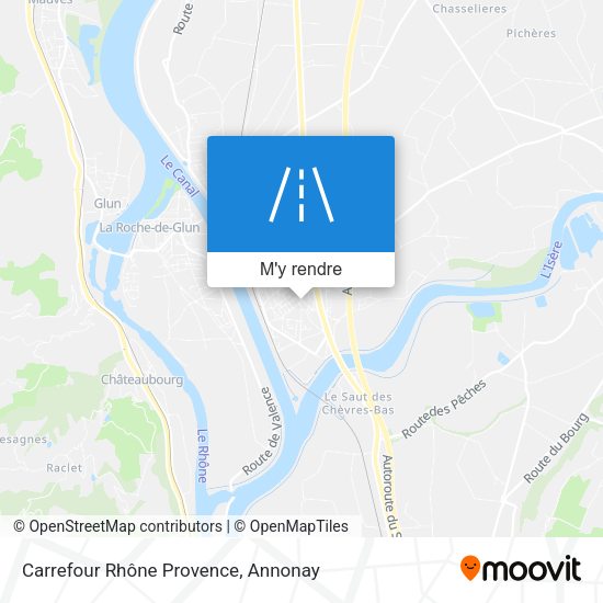 Carrefour Rhône Provence plan