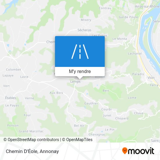 Chemin D'Éole plan